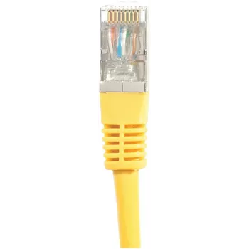 EXERTIS CONNECT Cat.6 S/FTP PiMF patch kabel, rumen, 0,3m, Slim Snagless Boot 856822