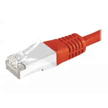 EXERTIS CONNECT Cat.6 S/FTP PiMF patch kabel, rdeč, 15 m 856919