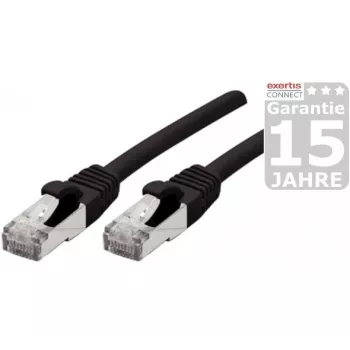 Exertis Connect 858493 Cat6a S/FTP mrežni kabel, 25 m, črn