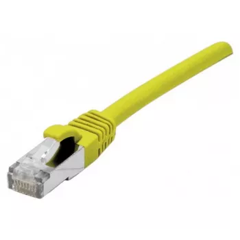 EXERTIS CONNECT Cat 6A S/FTP patch kabel, 7,5 m, rumen, tanek zaščitni ovitek za upogib 858425