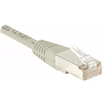 EXERTIS CONNECT Cat.6 F/UTP Ethernet patch kabel, siv, 1,5 m, tanek zaščitni ovitek za upogib, snagless, RJ45 857900