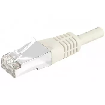 EXERTIS CONNECT Cat.6 S/FTP patch kabel, PiMF, siv, 0,3 m, Slim Snagless 856819