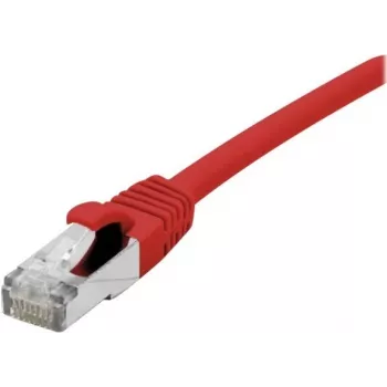 EXERTIS CONNECT Cat 6A S/FTP patch kabel, rdeč, 0,3 m, Slim Snagless Boot 858466