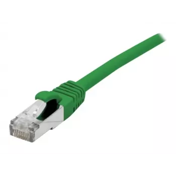 EXERTIS CONNECT Cat 6A S/FTP patch kabel, 0,3 m, zelen 858434