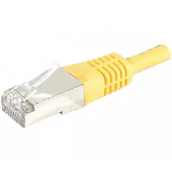 EXERTIS CONNECT 858339 Cat.6A S/FTP patch kabel, 20 m, rumen, Slim Boot