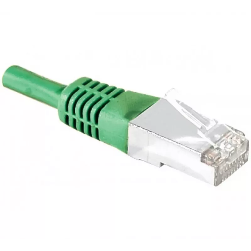 EXERTIS CONNECT CAT.6 S/FTP patch kabel, 0,5 m, zelen 856830