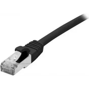 EXERTIS CONNECT 858487 Cat 6A S/FTP patch kabel, 3 m, črn, tanek boot