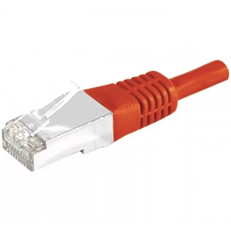Exertis Connect 856847 Cat6 S/FTP patch kabel, 1 m, rdeč