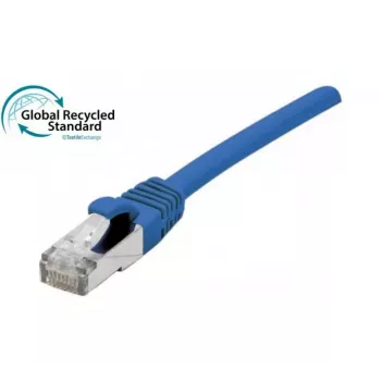 EXERTIS CONNECT RJ45 patch kabel Cat. 6, F/UTP, certificiran GRS, moder, 5,0 m 854616