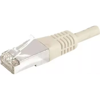 EXERTIS CONNECT Cat.6a F/UTP patch kabel, siv, 1,0 m, 10 Gbps, tanek upogibni ščit 859503
