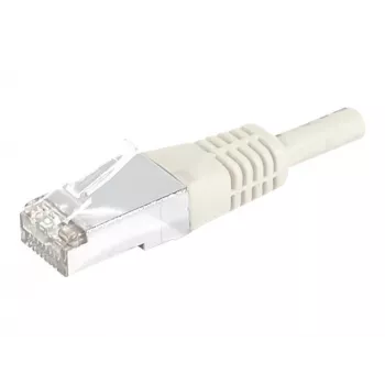 EXERTIS CONNECT 859510 Cat.6a F/UTP patch kabel, 15 m, siv, 10 Gbps, tanek boot