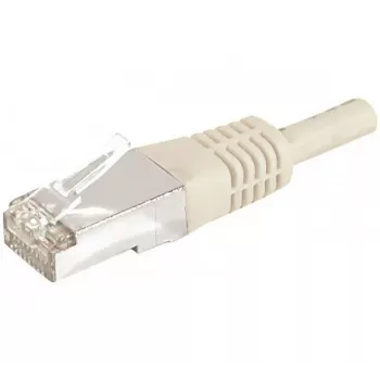 EXERTIS CONNECT Cat.6a F/UTP patch kabel, 20 m, siv, 10 Gbps, RJ45, tanek upogibni ščit 859511