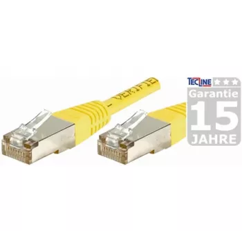 EXERTIS CONNECT 856933 Cat.6 S/FTP PiMF patch kabel, 30 m, rumen, Slim Boot