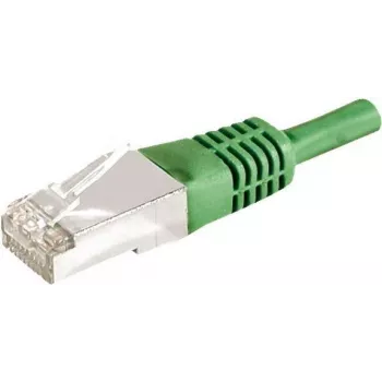 EXERTIS CONNECT Cat.6a F/UTP patch kabel, 0,15 m, zelen, 10 Gbps 859545