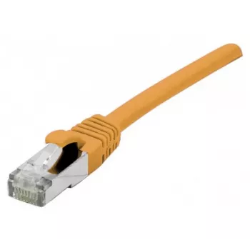 EXERTIS CONNECT 858529 Cat 6A S/FTP patch kabel, 0,15 m, oranžen, Slim Boot