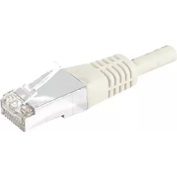 EXERTIS CONNECT 857700 Cat.6A S/FTP patch kabel, 0,5 m, siv, Slim Boot