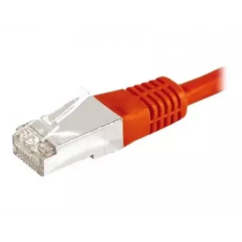 EXERTIS CONNECT 859538 Cat.6a F/UTP patch kabel, 7,5 m, rdeč, 10 Gbps, Slim Boot