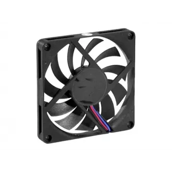 Exertis Connect 80 mm ventilator ohišja – drsni ležaj, 3-Pin, črn 910191