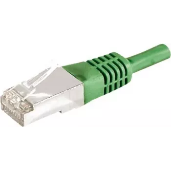 EXERTIS CONNECT 859553 Cat.6a F/UTP patch kabel, 7,5 m, zelen, 10 Gbps, Slim Boot