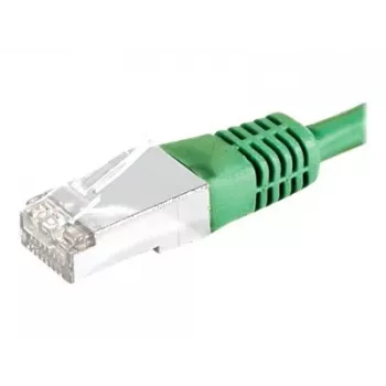 EXERTIS CONNECT Cat.6A S/FTP patch kabel, 0,5 m, zelen 858345