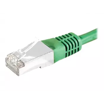 EXERTIS CONNECT Cat.6 S/FTP PiMF patch kabel, RJ45, zelen, 3 m 856875