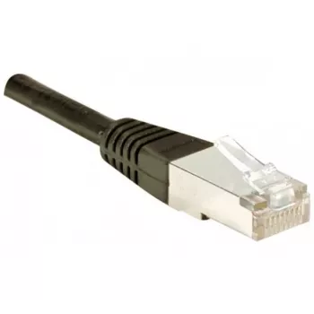 EXERTIS CONNECT Cat5e F/UTP patch kabel, RJ45, črn, 0,3 m 857120