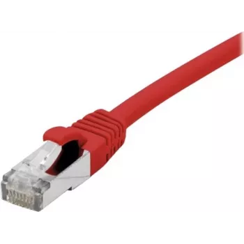 EXERTIS CONNECT Cat 6A S/FTP patch kabel, rdeč, 0,5 m, Slim Snagless Boot 858467