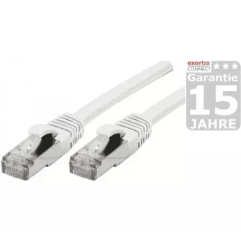 EXERTIS CONNECT Cat 6A S/FTP patch kabel, 1,5 m, bel 858501