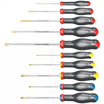 Facom Protwist® univerzalni komplet izvijačev 10-delni SL/PH/PZ ATW.J10PB