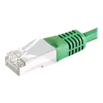 EXERTIS CONNECT F/UTP CAT.6a patch kabel, zelen, 20m, 10Gbps, slim snagless boot 859556