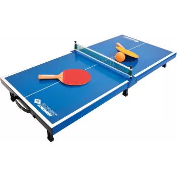 DONIC SCHILDKRÖT mini namizni tenis set, moder, zložljiv, 68 x 33 x 9 cm, z 2 loparjema, mrežo, 2 žogicama 838576