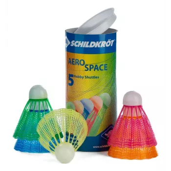 SCHILDKROT Aerospace plastični rekreativni žogica za badminton v ponovno zaprtljivi kartonski škatli, 1 kos (970910)