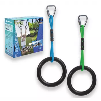 SCHILDKROT Jungle komplet obročev, 180 mm ABS obroči z UV-odpornimi vrvmi, 1 komplet (970714)