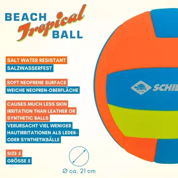 SCHILDKRÖT neopren žoga za plažo Tropical, velikost 5, 210 mm 970299