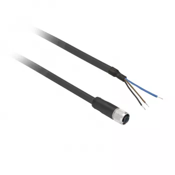 TMSS GERMANY Telemechanique Sensors M12 vtičnica ravna 5-polna 5m PVC senzorski kabel XZCP0566L5