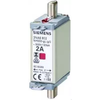 Siemens 3NA6824 NH varovalka velikost 000 80 A 500 V AC/250 V DC gG