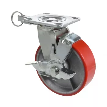 Wagner design yourself vrtljivo kolo za velike obremenitve RO 0115 rdeče 100 mm 150 kg 4011501
