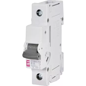 ETI ETIMAT P10 1P B6 odklopnik 6A, karakteristika B, 230/400V, 10kA