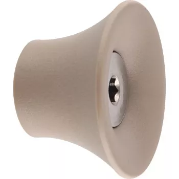 Wagner design yourself TULIP obešalnik za oblačila, taupe, 1 kavelj, tlačno liti cink, stenska montaža, obremenitev 10 kg 17032121