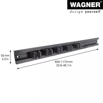Wagner design yourself stenski nosilec WH 2096 črn (15209611)