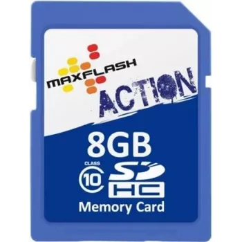 MEMORYSOLUTION MAXFLASH 8GB akcijska SDHC kartica Class 10, Retail SD8GHCCL10M-R