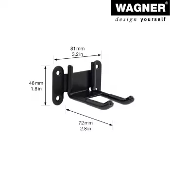 Wagner design yourself stenski nosilec WH 2092, črn (15209201)
