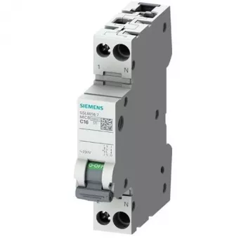 SIEMENS SENTRON 5SL6 odklopnik 5SL6016-6, 1P+N, B16, 6kA, 230V