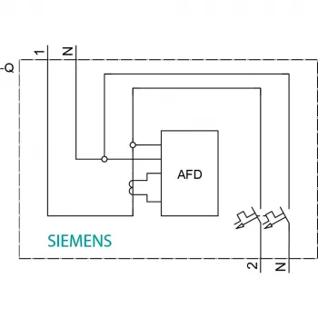 Siemens SENTRON 5SV6016-7GV16 AFDD/MCB 6kA C16 1P+N 1TE (paket 12 kosov)