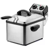Rommelsbacher FRP 2135/E pravokotna friteza, 3,5 L prostornina olja, tehnologija Cool Zone, trajni filter, nastavljiv termostat, časovnik, nerjavno jeklo