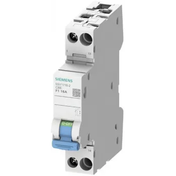 Siemens 5SY17042 odklopnik 1P Z 4A 10kA s pomožnim stikalom 1NO