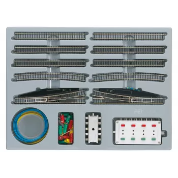 Märklin 08191 tirna širina Z razširitveni set E z električnimi kretnicami