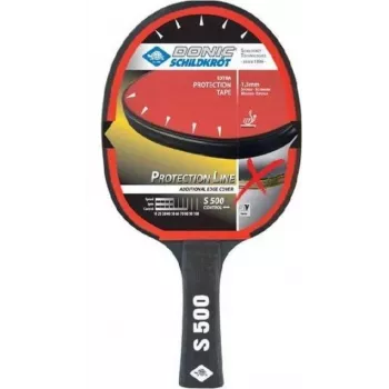 DONIC SCHILDKRÖT Protection Line S500 učni namiznoteniški lopar, črno-rdeč, Jade Smooth prevleka 713055