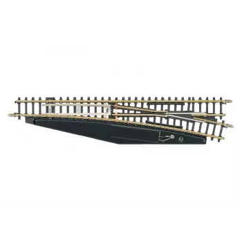 Märklin 8566 tirna širina Z ročna kretnica desno, 110 mm, novobrska tirnica, črno plastično podnožje