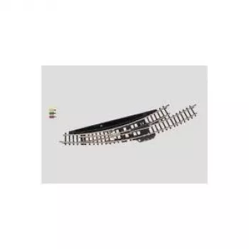 Märklin tirna širina Z elektromagnetna ukrivljena kretnica levo - črno-rumena 8568